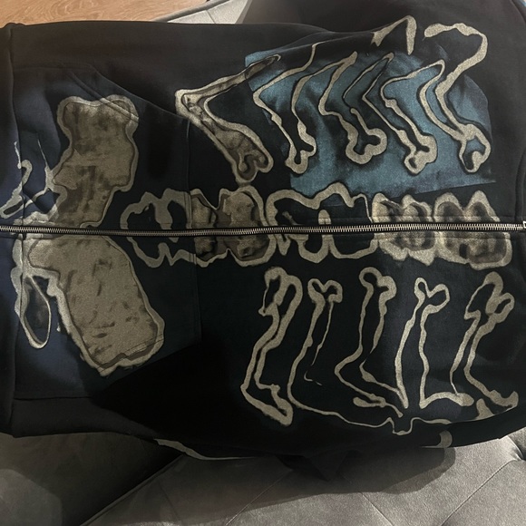 Cactus Jack Fragment Skeleton Graffiti Full zip jacket - Picture 3 of 11